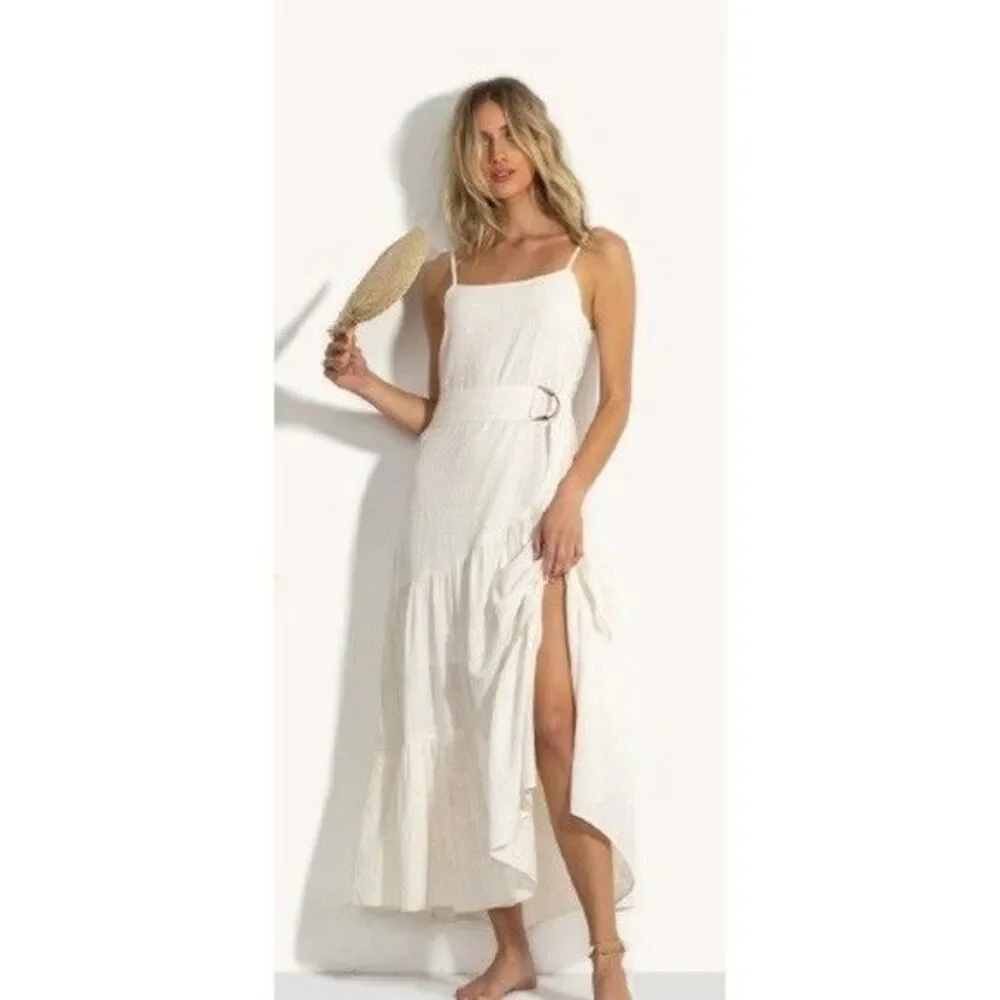 Billabong Island Spirit Women’s Maxi Dress Organic Cotton Size L - Picture 3 of 16